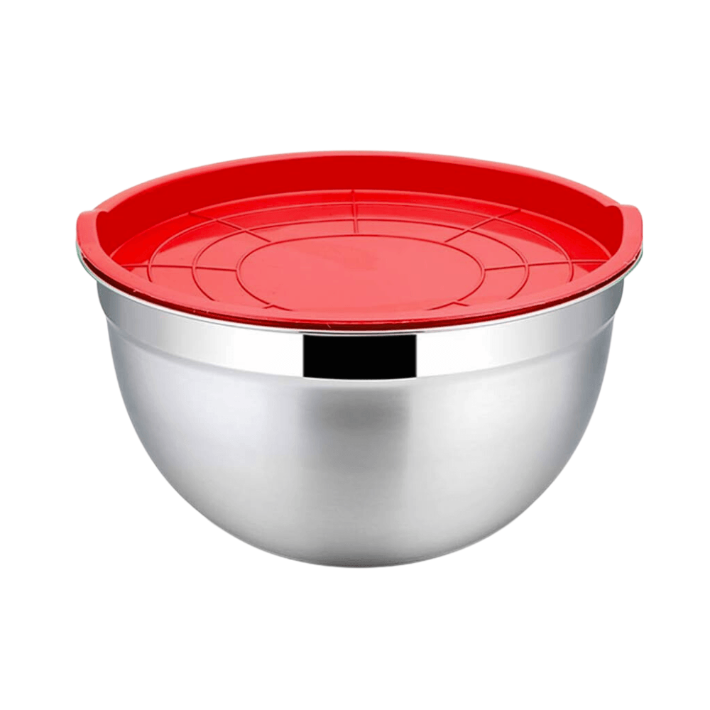 Bowl para Cocina de Acero Inoxidable Repostería con Tapa 30 cm - Promart