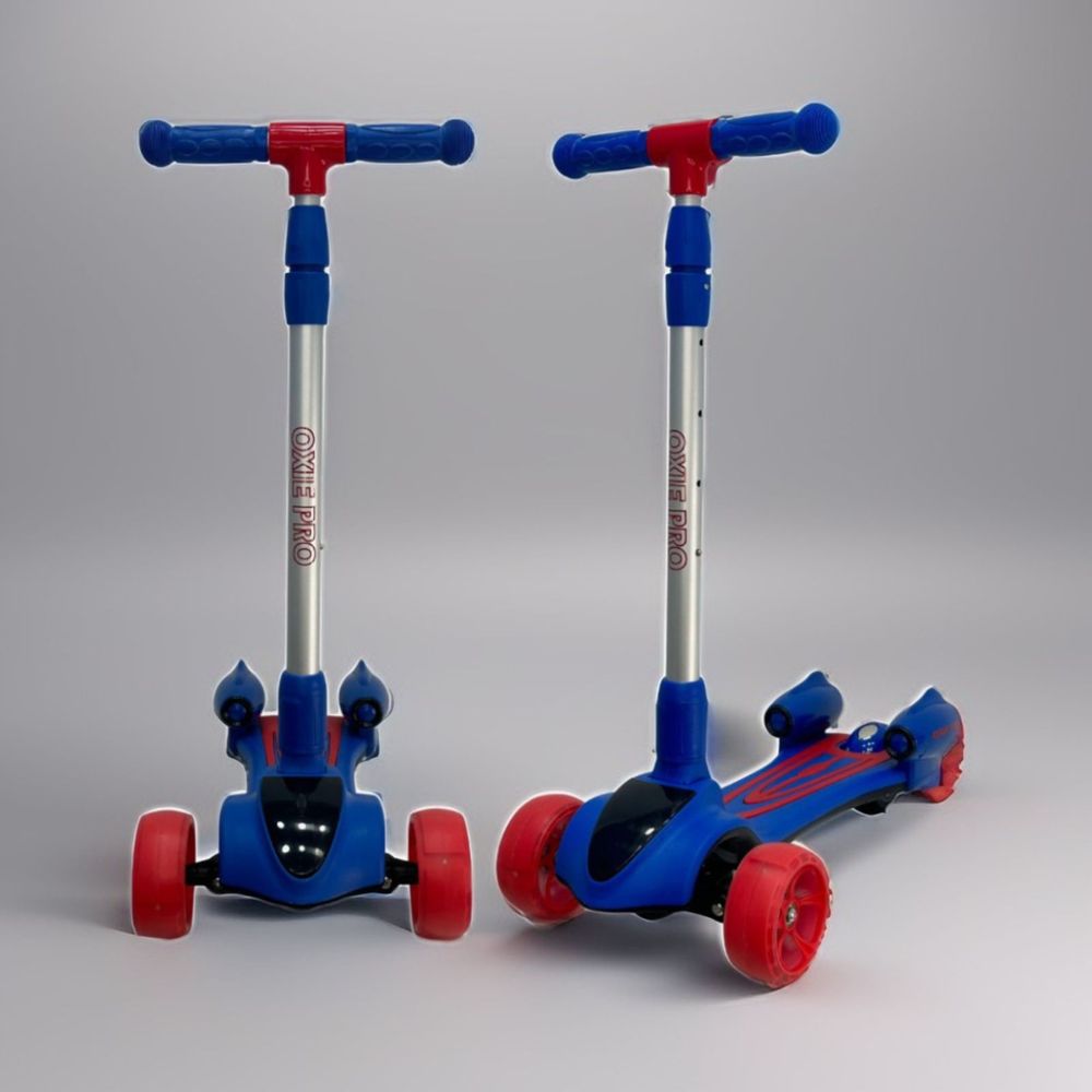 Scooter Space Oxie Pro con bluetooth azul rojo Promart