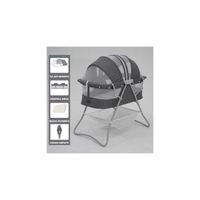Cuna Portátil Plegable Para Bebé EBaby DOLLY Gris