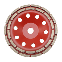 Copa Diamantada Doble Segmento 7"" Rojo Kamasa KM515