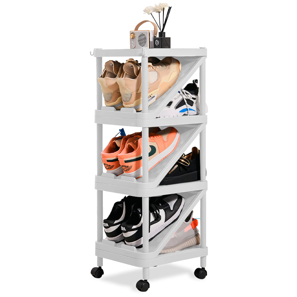 Estante para Zapatos Organizador Rack Zapatera 4Pisos I Oechsle - Oechsle