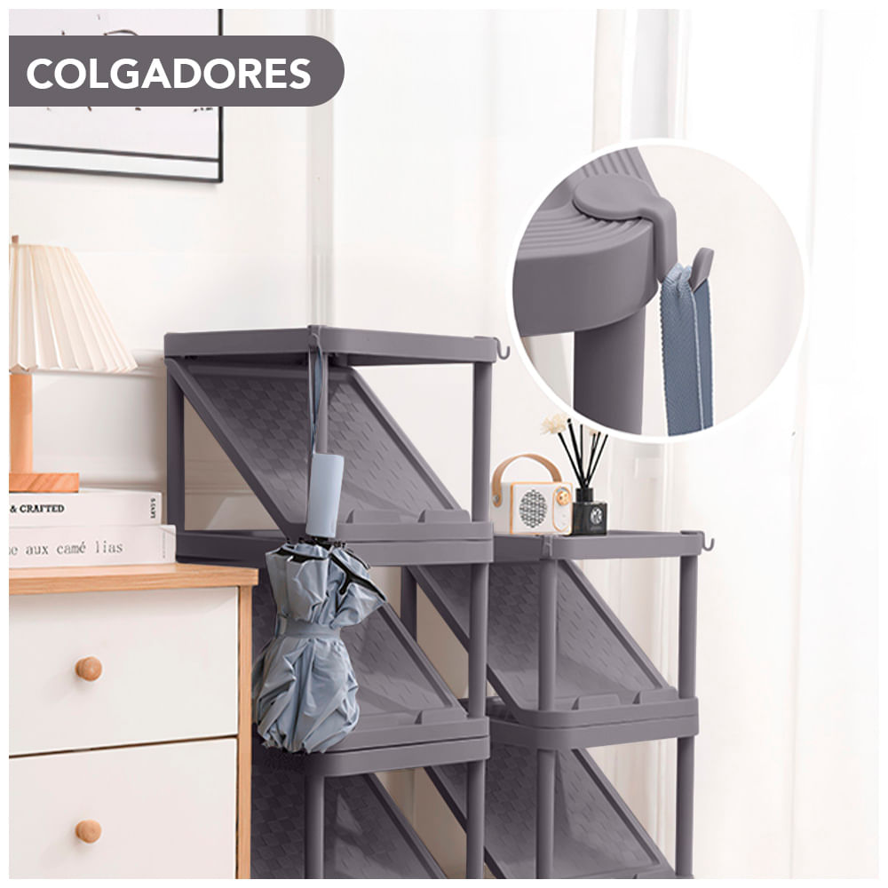 Estante para Zapatos Organizador Rack Zapatera 4Pisos - Promart