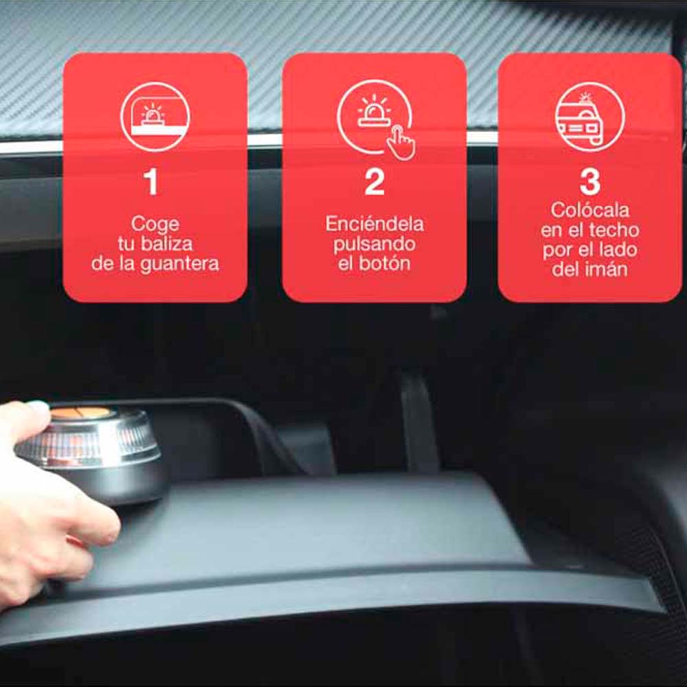 Luz de emergencia led para auto Werken Promart