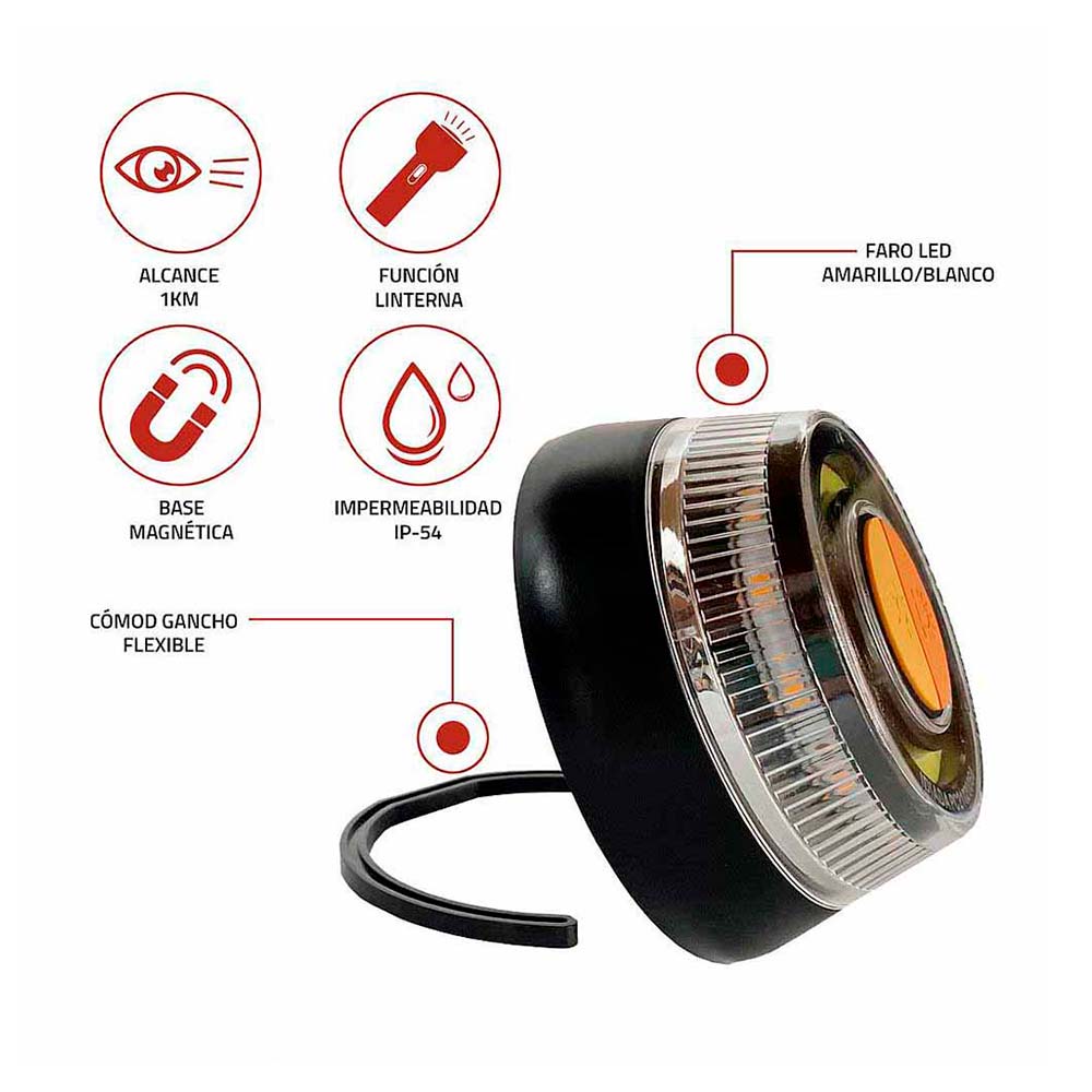 Luz de emergencia led para auto Werken Promart