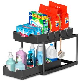 Organizador Multiuso Repisa Para Baño Con Colgador Premium 5010003