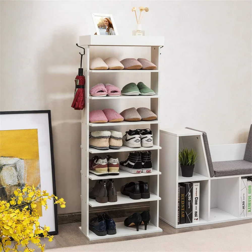 Zapatera Moderno Takumi Blanco R&R MUEBLES