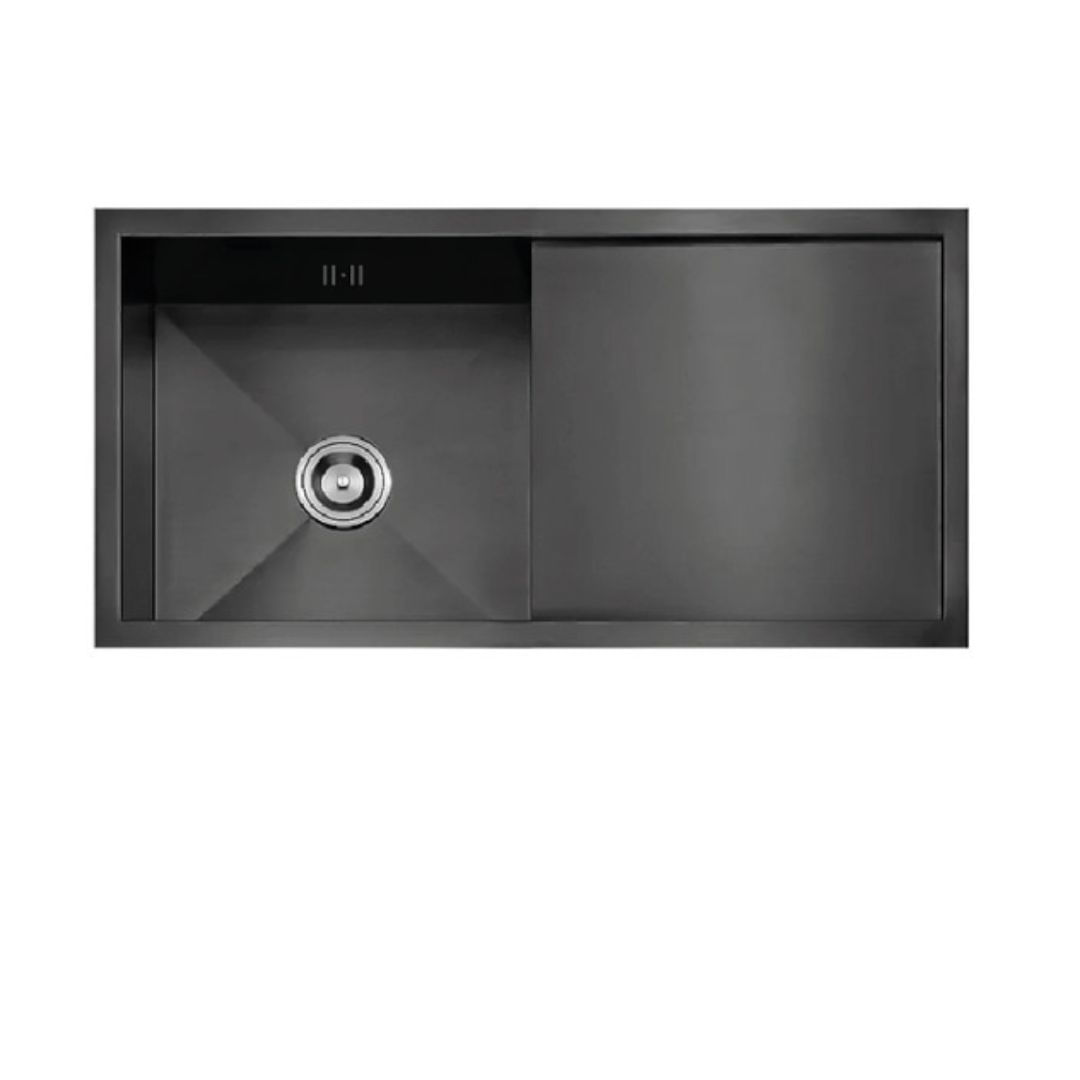 Lavadero de cocina 1 poza Acero Negro ULS01-10050