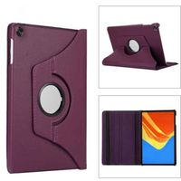 Funda Giratoria + Mica de Vidrio Compatible con Tablet Huawei Matepad SE 10.4"" AGS5-L09/W09 Morado