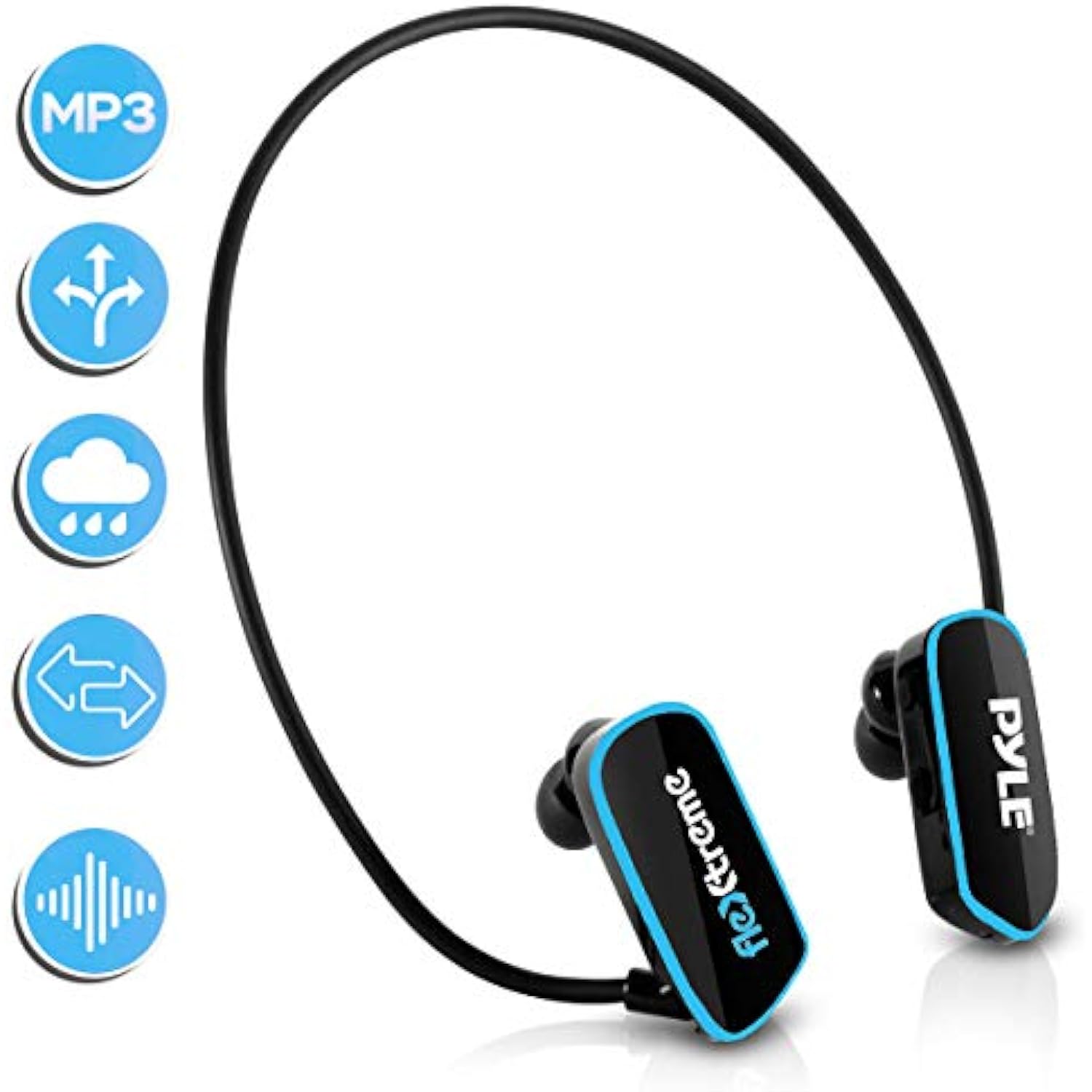 Auriculares Para El Cuello con Bluetooth Pswp6Bk.5 Pyle Unisex en Negro