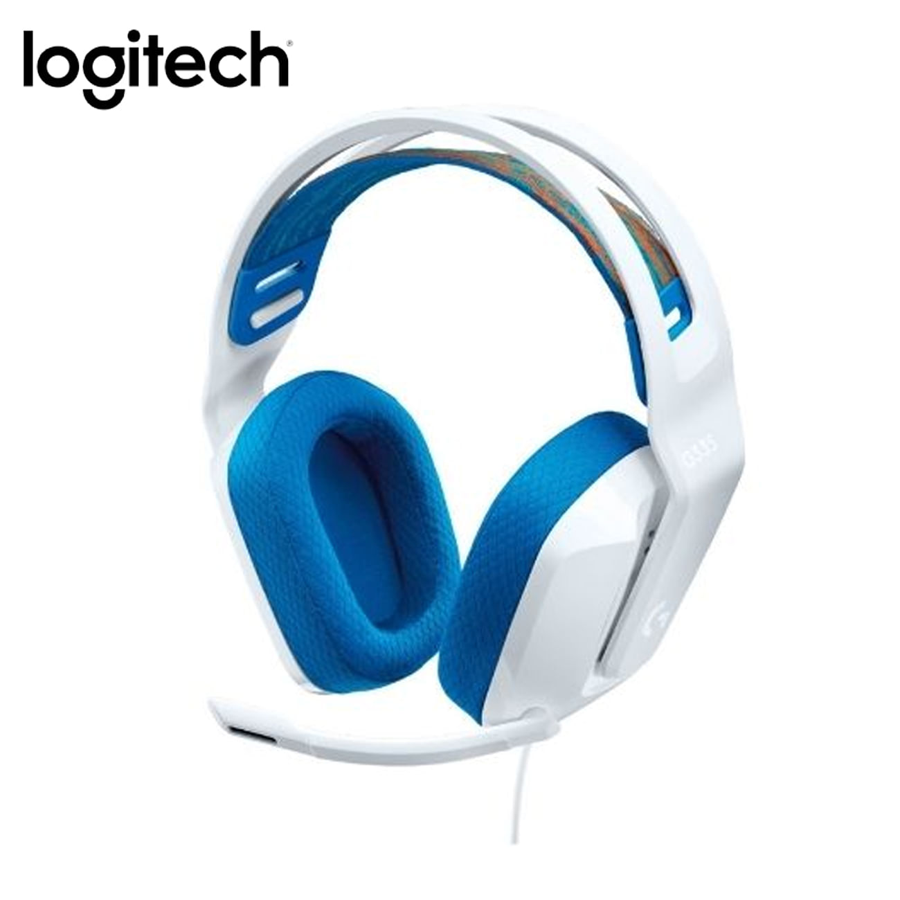 Logitech Audifono C/Microfono.  G335 Blanco