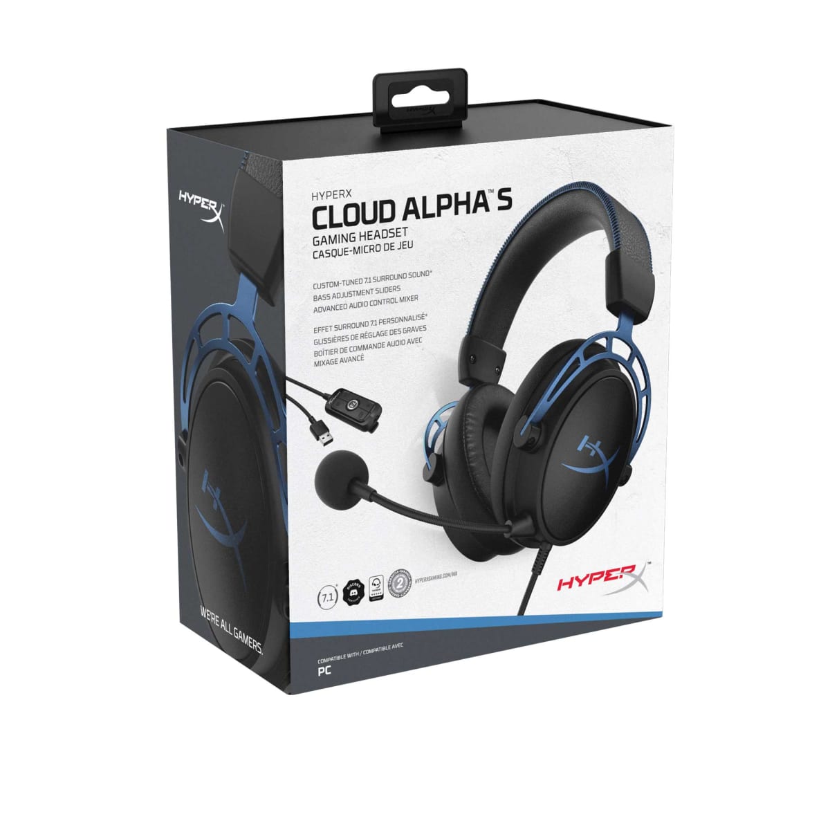Auricular Hyperx Cloud Alpha S  Blue