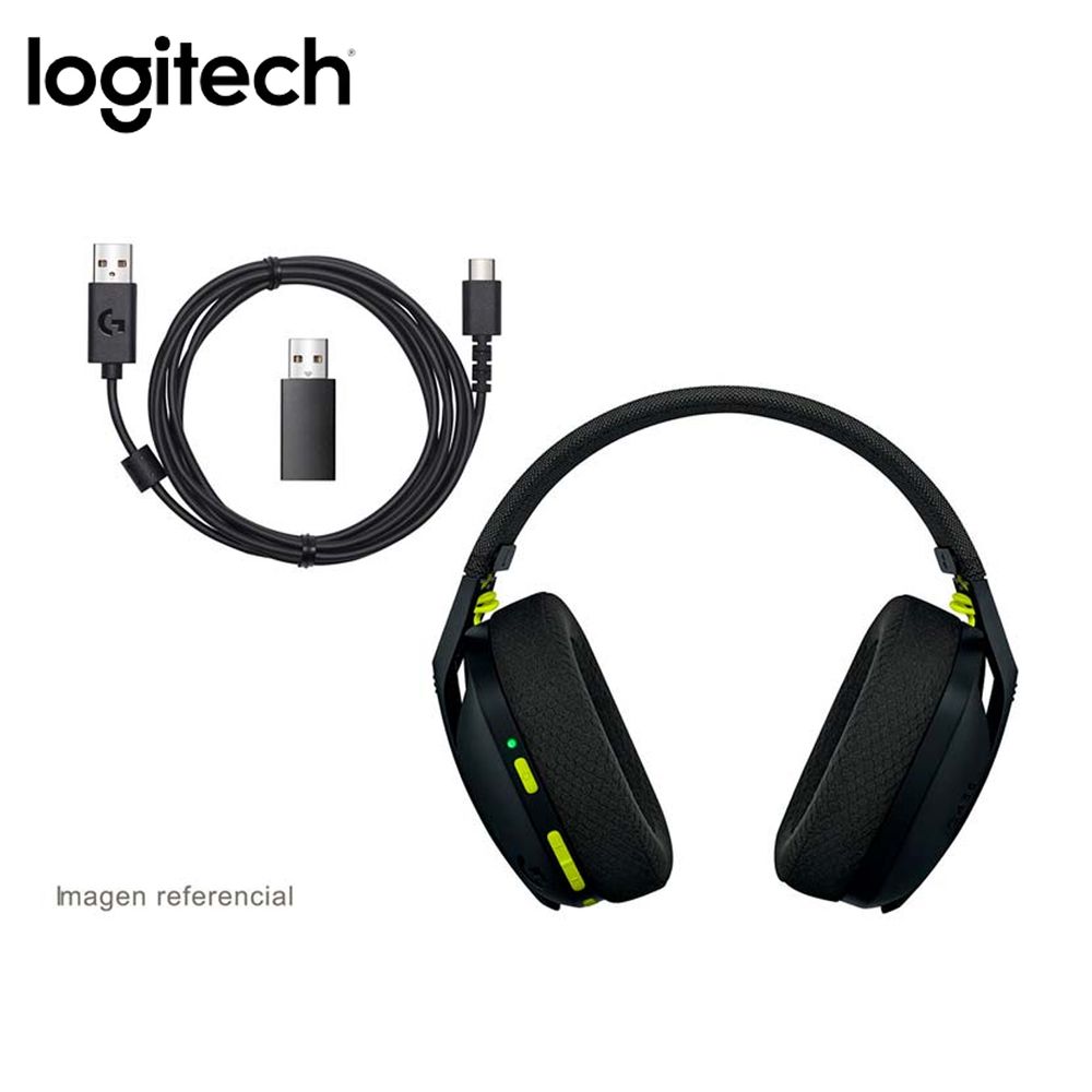 Audifonos c/ Microfono Gamer G435 Inalambrico Usb / Bluetooth Blanco/Lila -  Promart