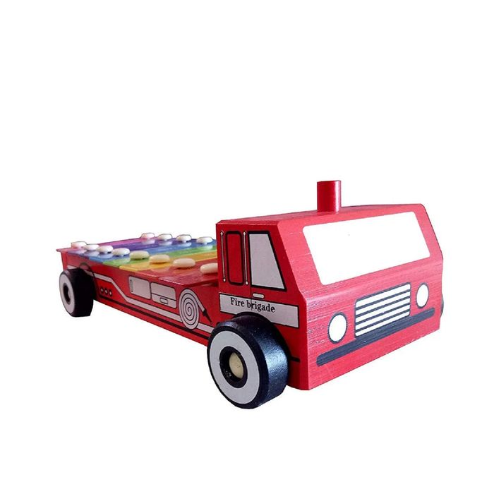 Juguete Camión Musical Xilófono De Madera Para Niños