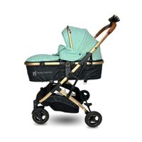 Coche Moisés Francés de Lujo GOLDEN» Edición Limitada Menta