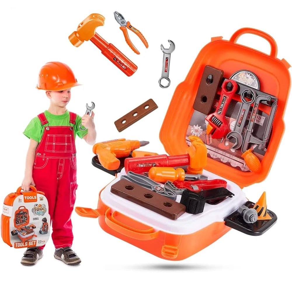 Maletin Herramientas Juguete Caja Maletín De Herramientas Con 28