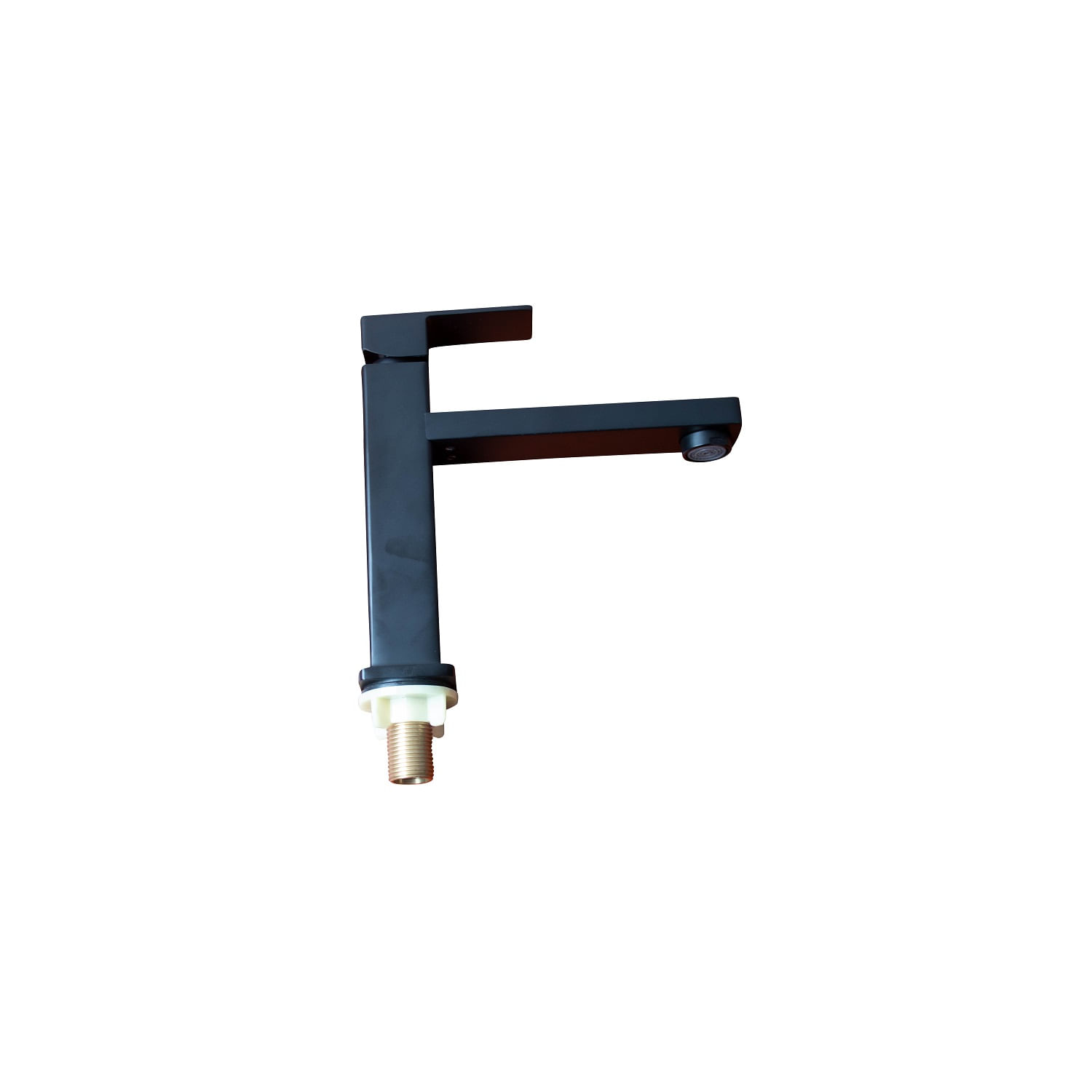 Caño 20 cm Cuadrado Negro