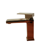 Monocomando 20 cm Cuadrado Oro