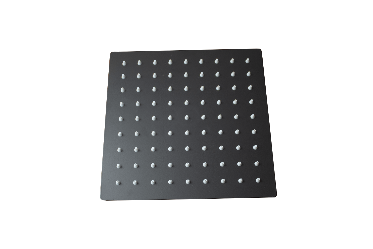 Cabeza de ducha 8 " Negro Cuadrado