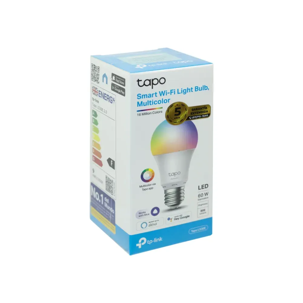 Foco Inteligente Regulable Multicolor TAPO L530E Tp-link - Promart