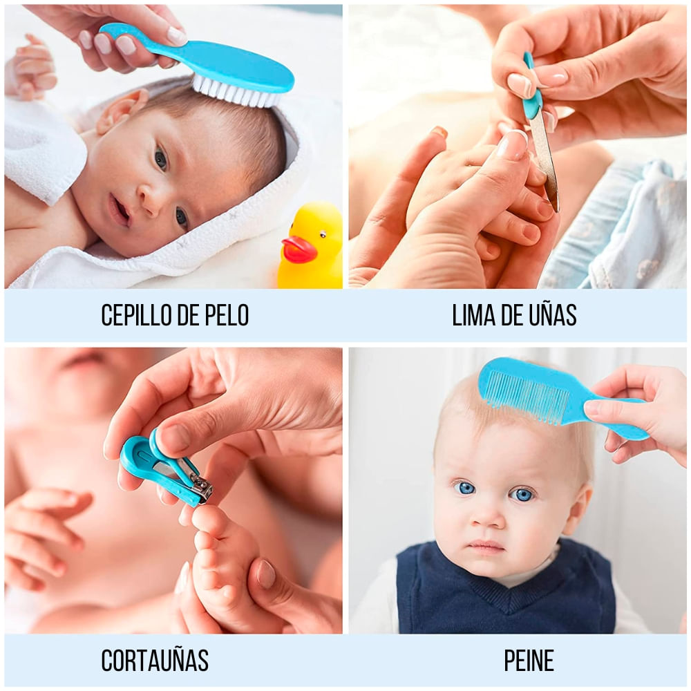  Nuby Cortaúñas para el cuidado del bebé, los colores pueden  variar : Bebés