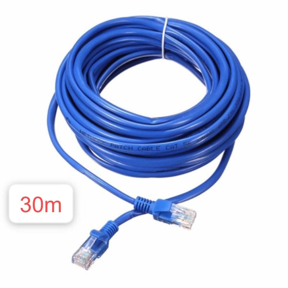 Cable Internet Red 30m Adaptador Rj45 CAT6 Ethernet UTP LAN Testeado