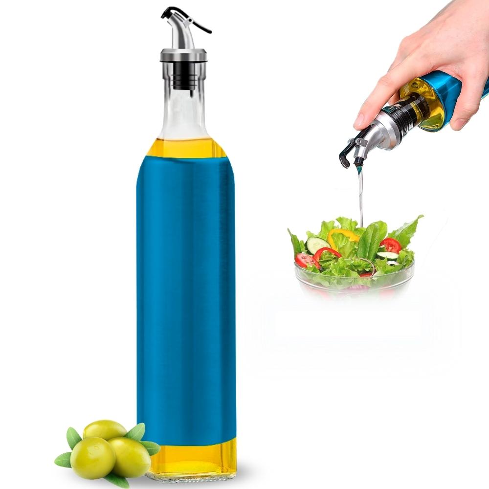 Dispensador de aceite de oliva de 300ML, botella de vidrio de