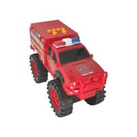 Carro De Juguete Matchbox Rescue Off Road Motorizado Rojo