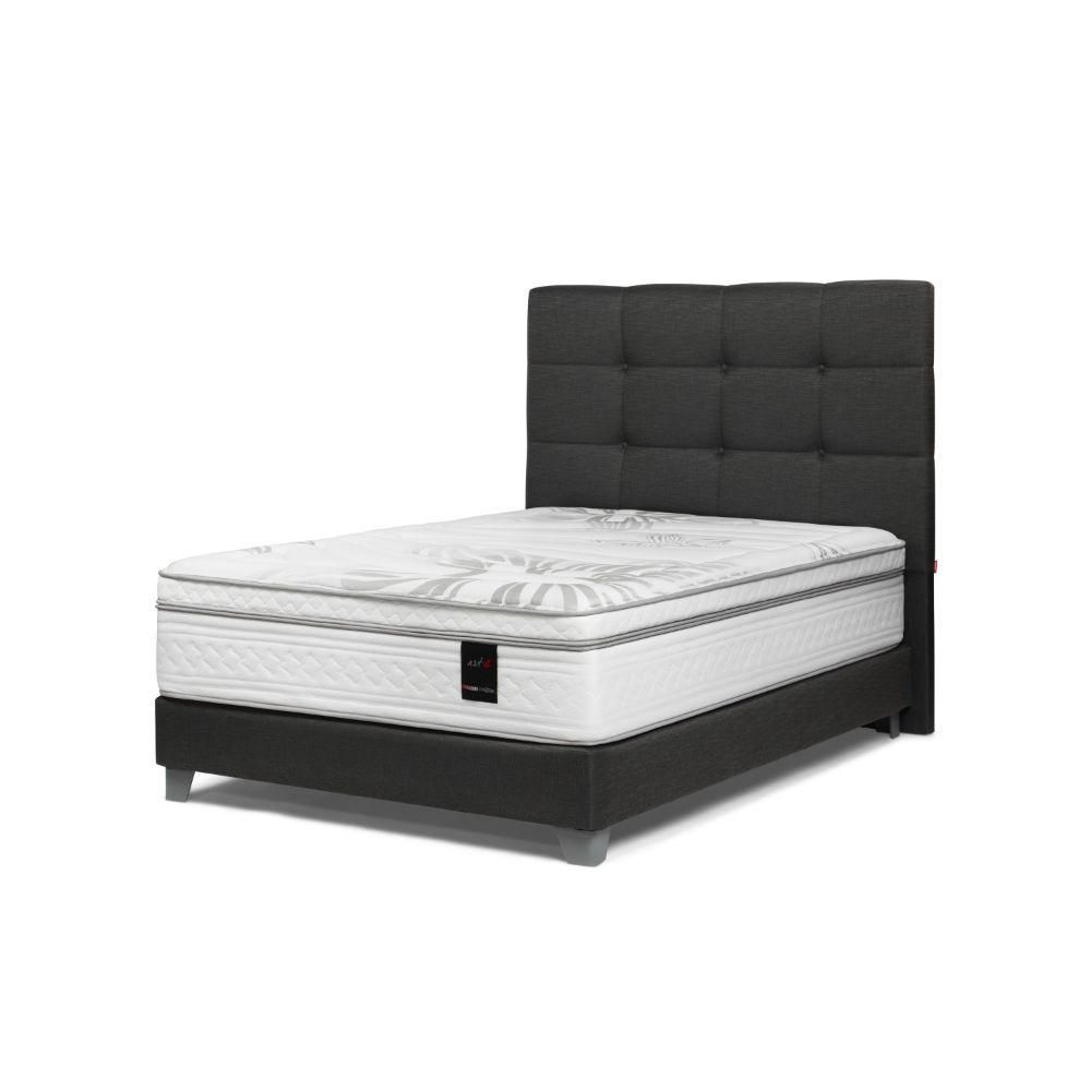 Dormitorio Art 4 2 Plazas + Respaldo Issey Grafito