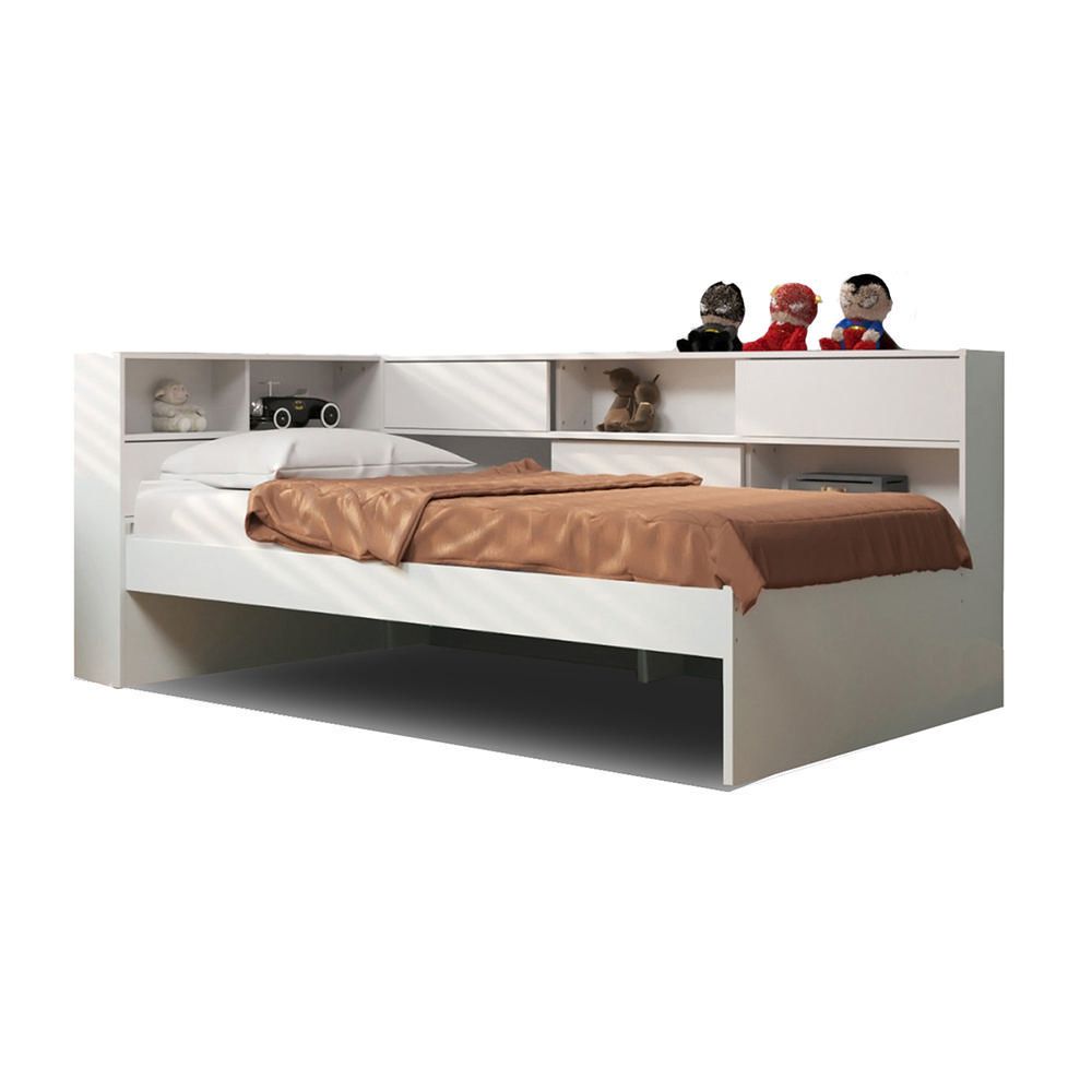 Cama - Estante Piccolo Blanco 1 Plaza