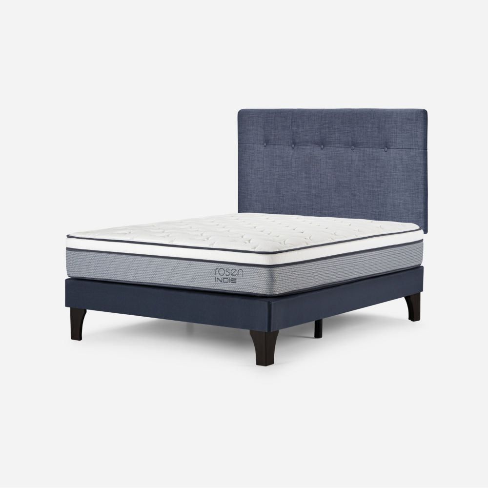 Cama Indie 2 Plazas New Bennet Denim