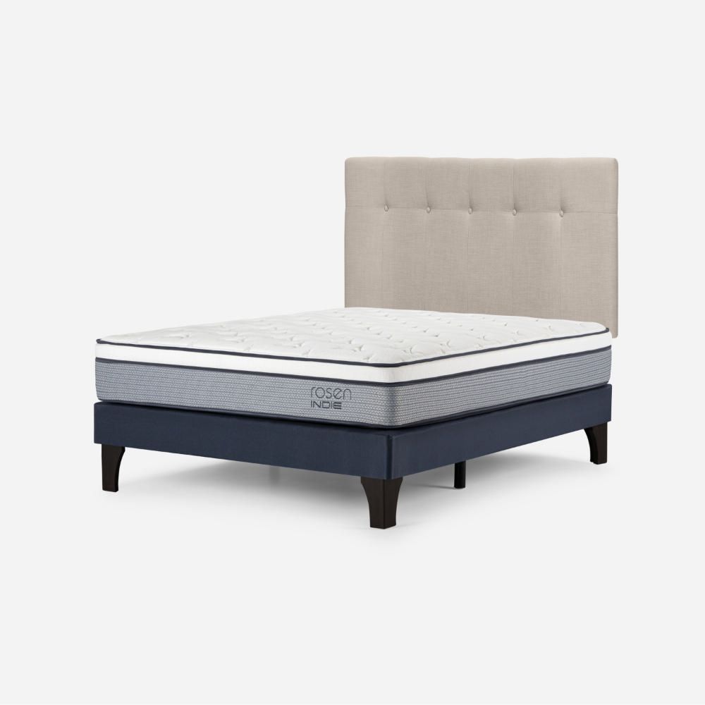 Cama Indie 2 Plazas New Bennet Natural