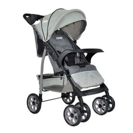 Coche Manija Reversible Para Bebe Circus Gris