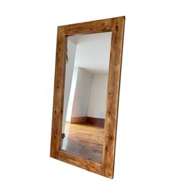 Espejo 180x80 bordes de madera  Espejos de piso grandes, Espejos para  habitacion, Espejos de piso