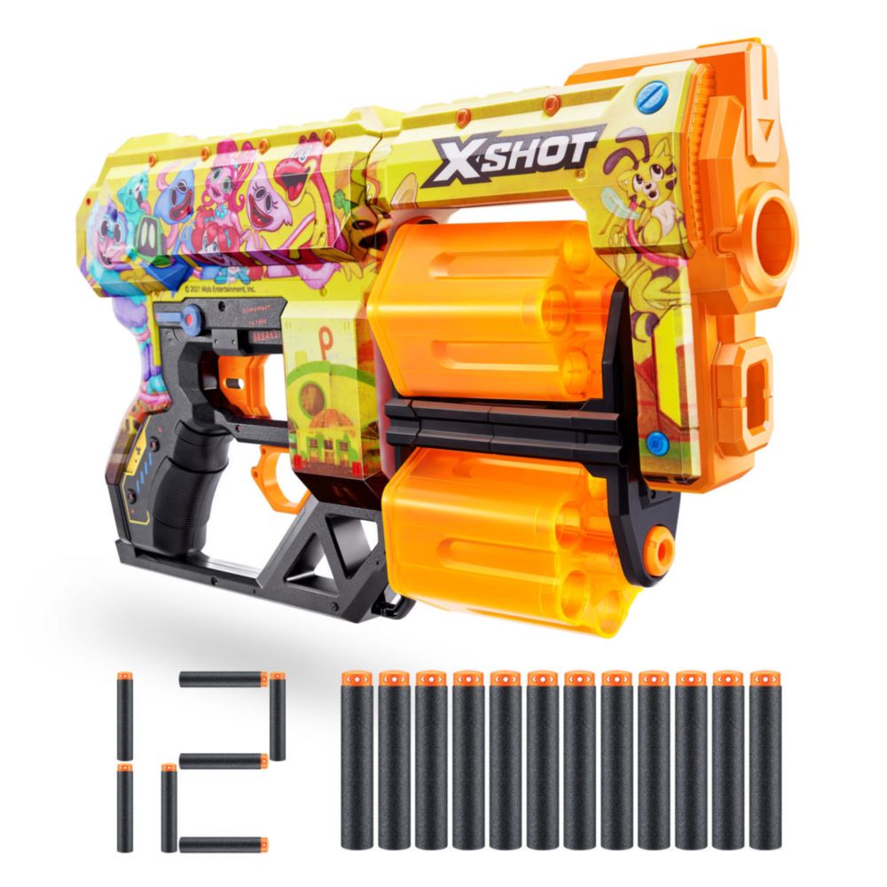 Lanzador De Dardos X-Shot Dread Flux Poppy Play
