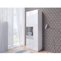 Vitrina Alta Silke color Blanco/gris 2 puertas TU MESITA