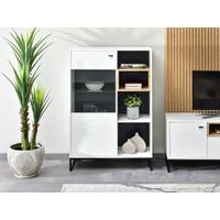 Vitrina Moderna Sybila color Blanco 1 puerta TU MESITA