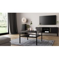 Mesa de Centro Industrial Kenia Color Negro TU MESITA