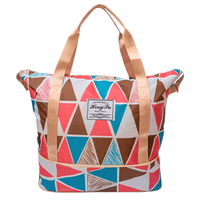 Bolso de Viaje Cartera Expandible Impermeable Triángulos 30B