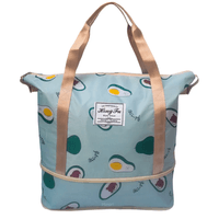 Bolso de Viaje Cartera Expandible Impermeable Verde 30B