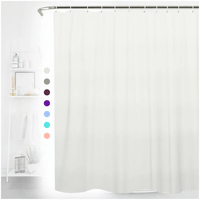 Cortina de Baño Impermeable Accesorio para Ducha 180x180cm 50V