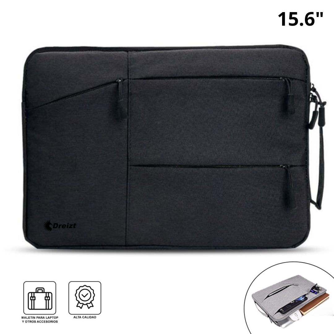 Funda Porta Laptop Notebook de 15.6 pulgadas Negro