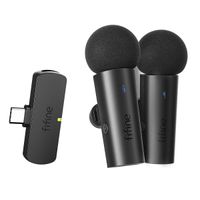 Micrófono Lavalier Fifine M8 Wireless Type C Omnidireccional