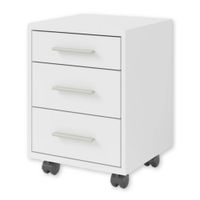 Mueble Auxiliar de Escritorio Yuriko 3 Cajónes R&R MUEBLES