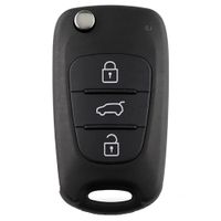 Carcasa de Llave TOY48 Flip 03 Botones para Hyundai