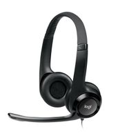 Audífonos Logitech USB H390 para pc micro bidireccional cancruido Negro