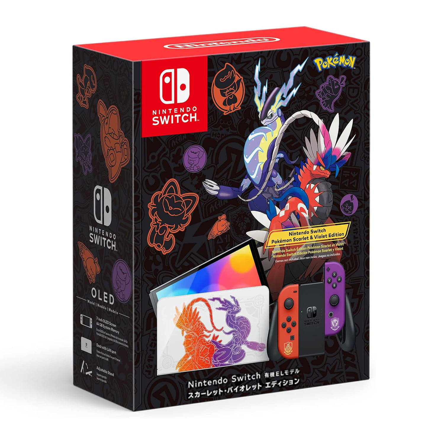 Consola Nintendo Switch Oled Edicion Pokemon Scarlet & Violet