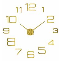 Reloj de Pared 3D Grande con Relieve Modelo 2024 Sala Hogar Oficina