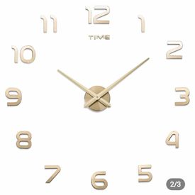 Reloj de Pared Digital Grande LED Tiempo Calendario Temperatura Humedad -  Promart