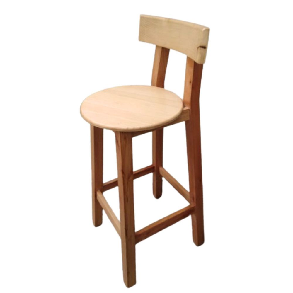 Silla Alta Restobar Restaurante en Madera Pino Natural | Promart.pe