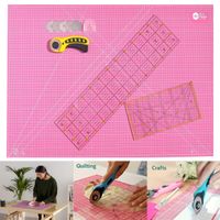 Cutting Mat A2 Plancha de Corte 60 x 45 cm. Autocurativa Rosado